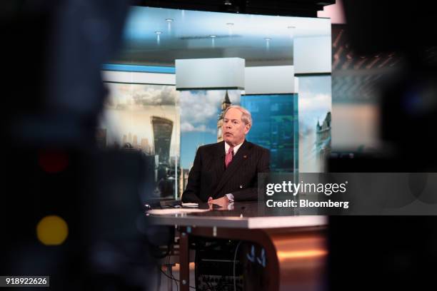 Vernon Hill, chairman of Metro Bank Plc, speaks during a Bloomberg Television interview in London, U.K., on Friday, Feb. 16, 2018. Metro Bank...