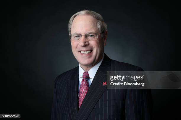 Vernon Hill, chairman of Metro Bank Plc, poses for a photograph following a Bloomberg Television interview in London, U.K., on Friday, Feb. 16, 2018....