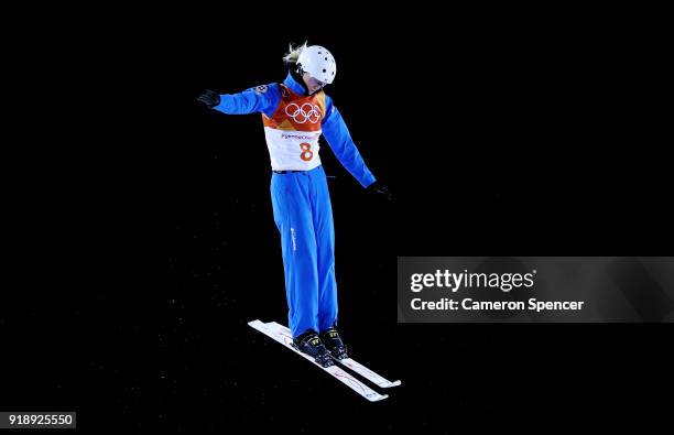 Kiley Mckinnon of the United States competes during the Freestyle Skiing Ladies' Aerials Final on day seven of the PyeongChang 2018 Winter Olympic...
