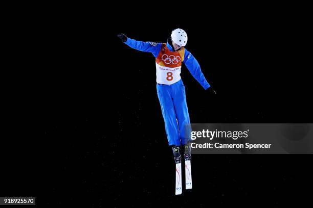 Kiley Mckinnon of the United States competes during the Freestyle Skiing Ladies' Aerials Final on day seven of the PyeongChang 2018 Winter Olympic...