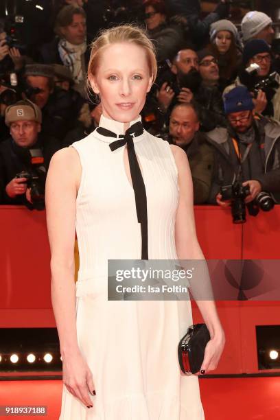 Austrian actress Susanne Wuest attends the Opening Ceremony & 'Isle of Dogs' premiere during the 68th Berlinale International Film Festival Berlin at...