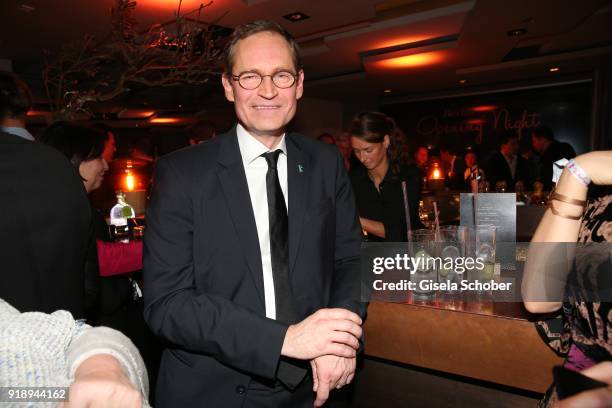 Mayor of Berlin Michael Mueller during the Berlin Opening Night by GALA and UFA Fiction at Das Stue on February 15, 2018 in Berlin, Germany.