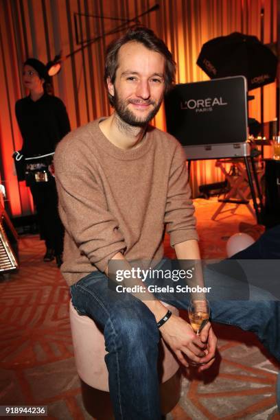 Oscar Lauterbach during the Berlin Opening Night by GALA and UFA Fiction at Das Stue on February 15, 2018 in Berlin, Germany.