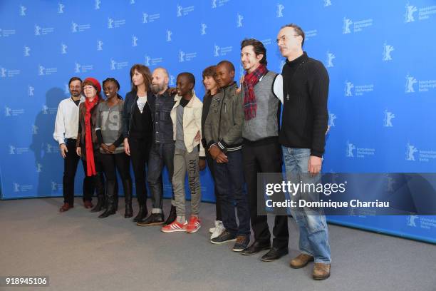 Alexander Dumreicher-Ivanceanu, Bady Minck, Susanne Wolff, Wolfgang Fischer, Gedion Oduor Wekesa, Marcos Kantis and Benedict Neuenfels pose with...