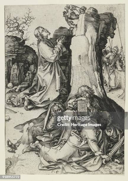 The Agony in the Garden, late 15th century. Dimensions: height x width: sheet 16.2 x 11.4 cm