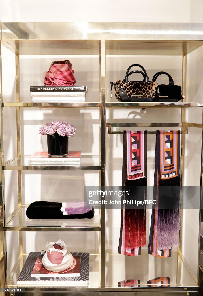 The Amanda Wakeley presentation during London Fashion Week February
