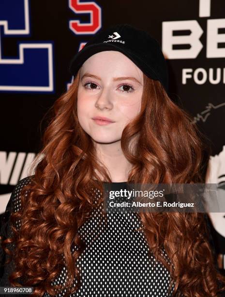 Francesca Capaldi attends the 2018 Rookie USA Show at Milk Studios on February 15, 2018 in Los Angeles, California.