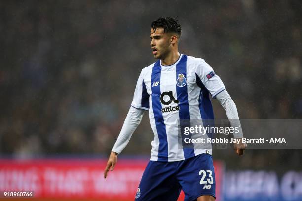 Diego Reyes of FC Porto during the UEFA Champions League Round of 16 First Leg match between FC Porto and Liverpool at Estadio do Dragao on February...