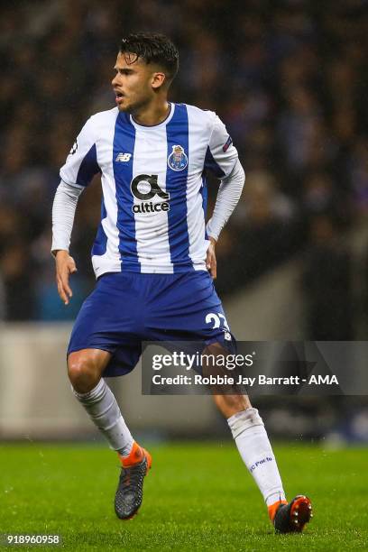 Diego Reyes of FC Porto during the UEFA Champions League Round of 16 First Leg match between FC Porto and Liverpool at Estadio do Dragao on February...