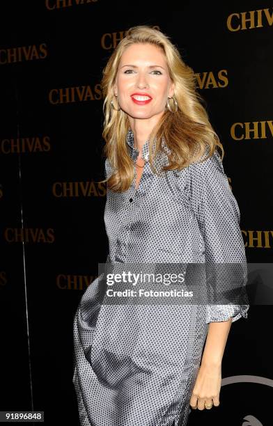 Model Judith Masco attends the "Smoking Chivas Code" fashion show, at the Chivas Studio on October 14, 2009 in Madrid, Spain.