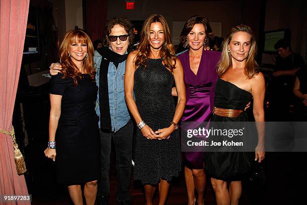 Real Housewives of New York, Jill Zarin, photographer Mick Rock, Kelly Bensimon, LuAnn de Lesseps and Sonja Morgan attend the KODAK Gallery Re-Launch...