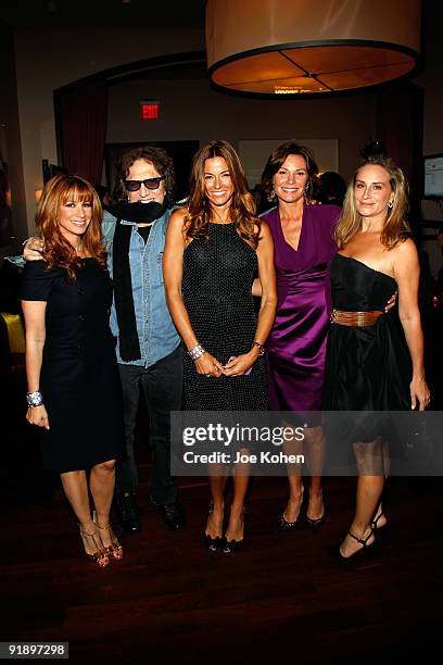 Real Housewives of New York, Jill Zarin, photographer Mick Rock, Kelly Bensimon, LuAnn de Lesseps and Sonja Morgan attend the KODAK Gallery Re-Launch...