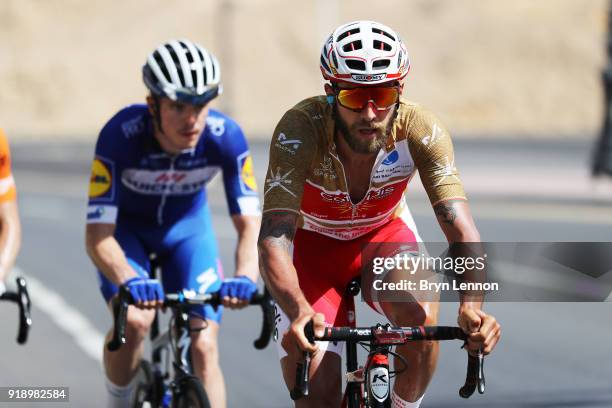 9th Tour of Oman 2018 / Stage 4 Loic Chetout of France Gold Most Aggressive Rider Jersey / Yiti-Al Sifah - Ministry of Tourism / Oman Tour /