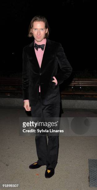 Director Wes Anderson attends the Opening Gala for The Times BFI London Film Festival after party for the premiere of 'Fantastic Mr. Fox' held at...
