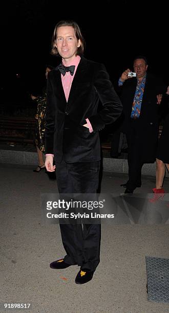 Director Wes Anderson attends the Opening Gala for The Times BFI London Film Festival after party for the premiere of 'Fantastic Mr. Fox' held at...