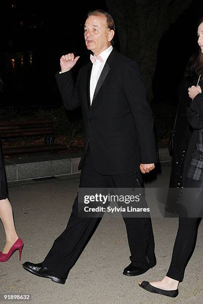 Actor Bill Murray attends the Opening Gala for The Times BFI London Film Festival after party for the premiere of 'Fantastic Mr. Fox' held at Saatchi...