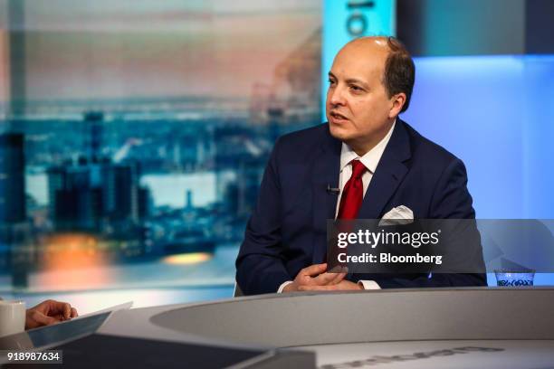 Said Haidar, chief executive officer of Haidar Capital Management, speaks during a Bloomberg Television interview in New York, U.S., on Friday, Feb....