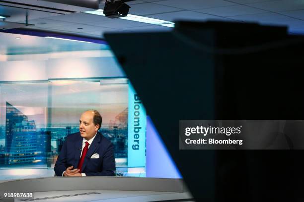 Said Haidar, chief executive officer of Haidar Capital Management, speaks during a Bloomberg Television interview in New York, U.S., on Friday, Feb....