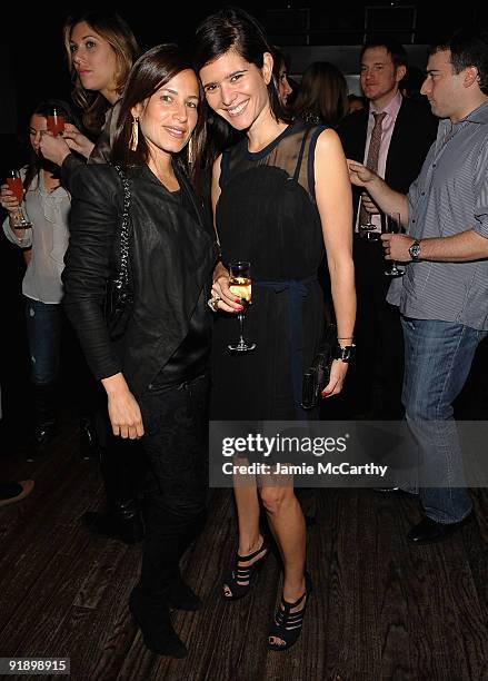 Fortune Dushey and Danielle Levine attend the H. Stern's Grupo Corpo event at the ARENA Event Space on October 14, 2009 in New York City.