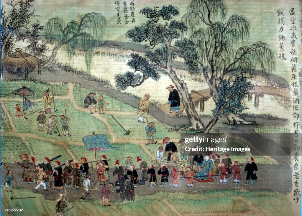 Chao Hsia Visiting The Fields