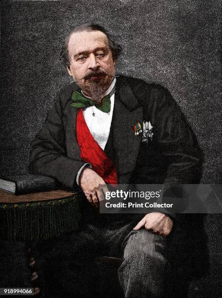 Napoleon III', c1890. From a photograph by W. Messers and D. Downey. From Cassell's History of England, Vol. VI. By John Cassell. [A. W. Cowan,...