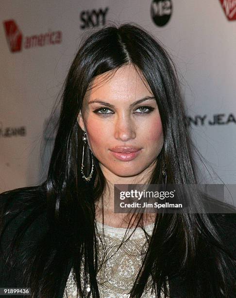 Actress Alina Puscau attends the premiere of "New York, I Love You" at the Ziegfeld Theatre on October 14, 2009 in New York City.