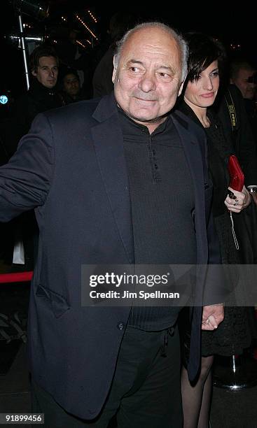 Burt Young attends the premiere of "New York, I Love You" at the Ziegfeld Theatre on October 14, 2009 in New York City.