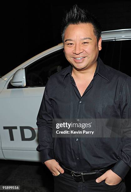 Actor Rex Lee arrives in an Audi TDI for Assistants Night Out at Bond St. Beverly Hills on October 14, 2009 in Beverly Hills, California.