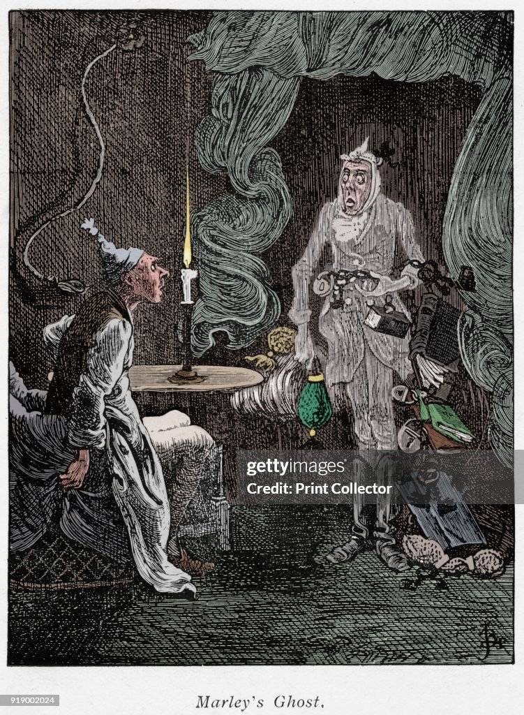 Scene From A Christmas Carol By Charles Dickens