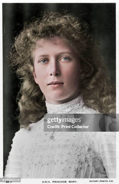 Princess Mary of the United Kingdom, c1910s. Princess Mary was the third child and eldest daughter of King George V and Mary of Teck. .Artist Rotary...