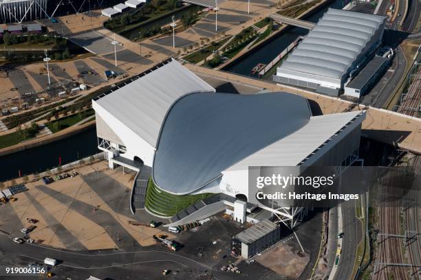 London Aquatics Centre and Water Polo Arena, Queen Elizabeth Olympic Park, London, 2012.