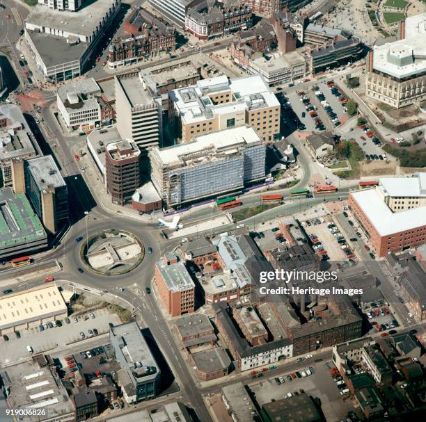 Arundel Street area, Sheffield, South Yorkshire, 2001. Some important cutlery works still survive in Arundel Street, despite the urban renewal around...