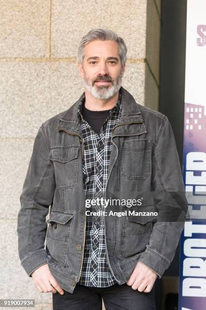 Adria Collado attends 'Servir Y Proteger' New Characters Presentation on February 16, 2018 in Madrid, Spain.