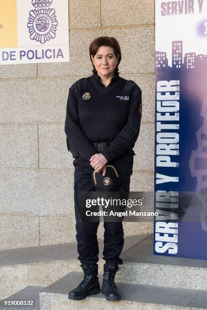 Luisa Martin attends 'Servir Y Proteger' attend New Characters Presentation on February 16, 2018 in Madrid, Spain.