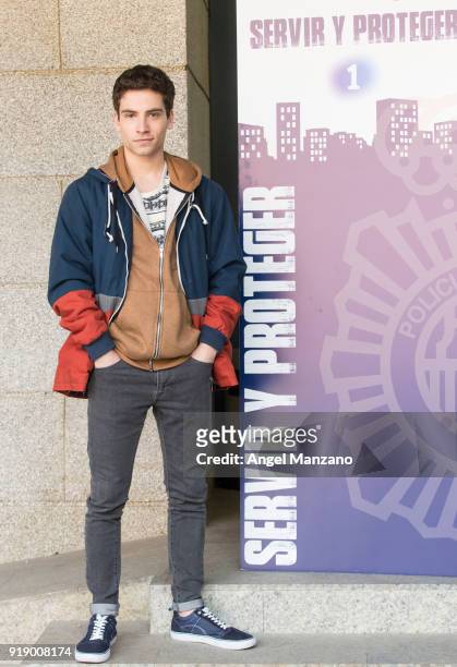Albert Baro attends 'Servir Y Proteger' New Characters Presentation on February 16, 2018 in Madrid, Spain.