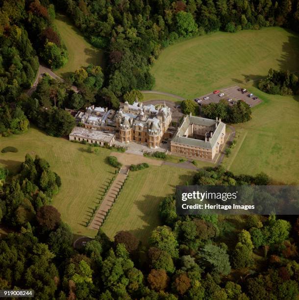 Halton House, Halton, Buckinghamshire, 2000. An aerial view of Halton House, which is set in extensive grounds. The house was built in 1881-1884 by...