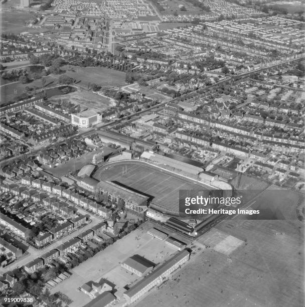 Old Craven Park, Hull, East Riding of Yorkshire, 1970. The former home of Hull Kingston Rovers Rugby League club. It was in use between 1922 and...