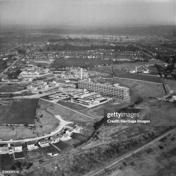 Princess Margaret Hospital, Swindon, Wiltshire, 1963. Opened in 1966, the hospital closed in 2002 and has since been demolished. It was the first...