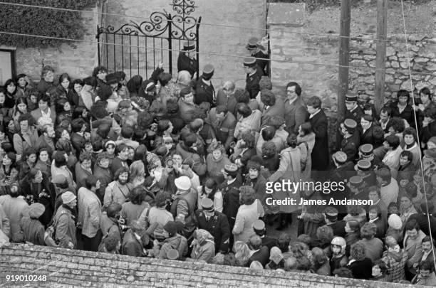Dannemois - Funeral of french singer Claude François, 15th March 1978