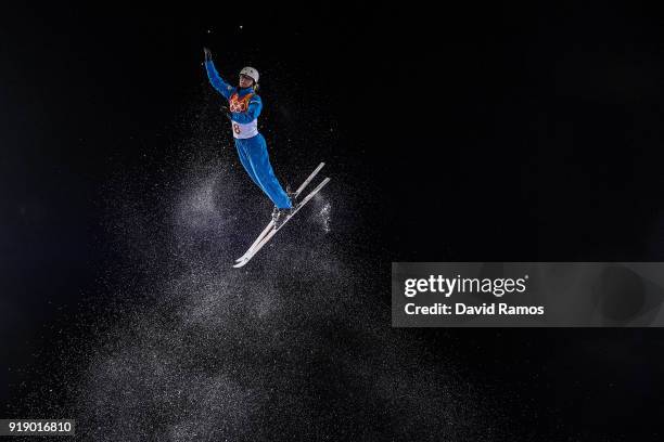 Kiley Mckinnon of the United States competes during the Freestyle Skiing Ladies' Aerials Final on day eight of the PyeongChang 2018 Winter Olympic...