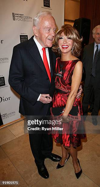 Henry Segerstrom, South Coast Plaza Managing Director and wife Elizabeth Segerstrom celebrate during the arrivals for the Christian Dior Gala W/...
