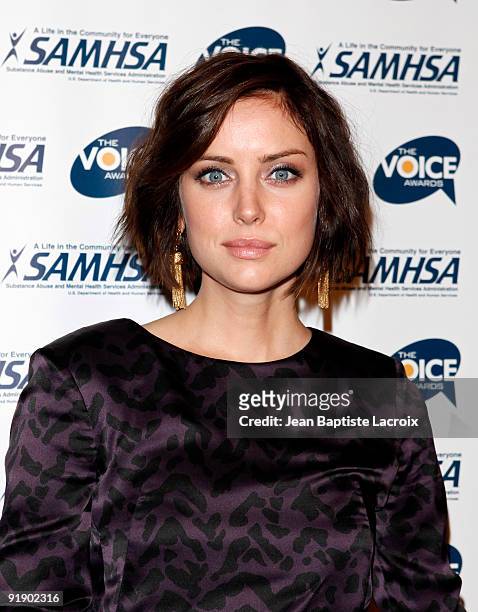 Jessica Stroup attends the 2009 Voice Awards at Paramount Theater on the Paramount Studios lot on October 14, 2009 in Los Angeles, California.