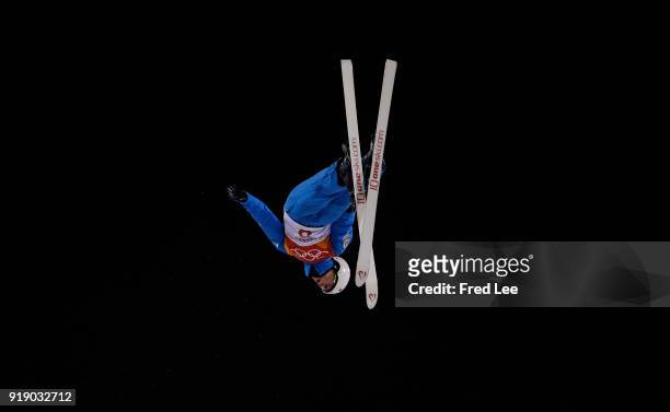 Kiley Mckinnon of the United States competes during the Freestyle Skiing Ladies' Aerials Final on day seven of the PyeongChang 2018 Winter Olympic...