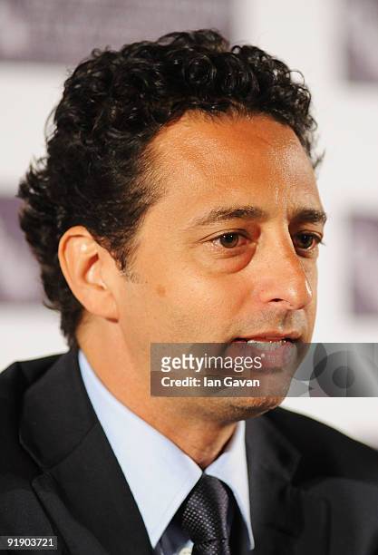 Director Grant Heslov attends 'The Men Who Stare At Goats' press conference during the Times BFI 53rd London Film Festival at the Vue West End on...