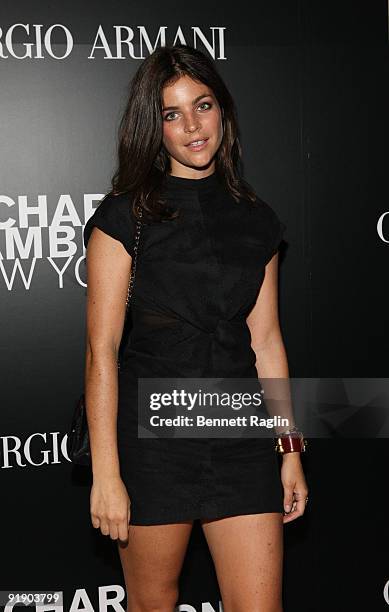 Julia Restoin Roitfeld attends the Vladimir Restoin Roitfeld & Andy Valmorbida Presentation Of The Works Of Richard Hambleton at TBD on September 15,...