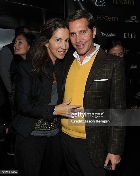 Liz Cohen and Christian Leone attend the H. Stern's GRUPO CORPO Event at the ARENA Event Space on October 14, 2009 in New York City.