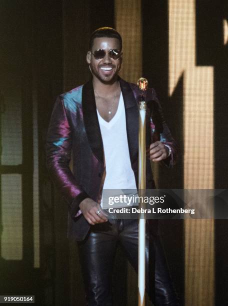 Romeo Santos performs live in concert at Madison Square Garden on February 15, 2018 in New York City.