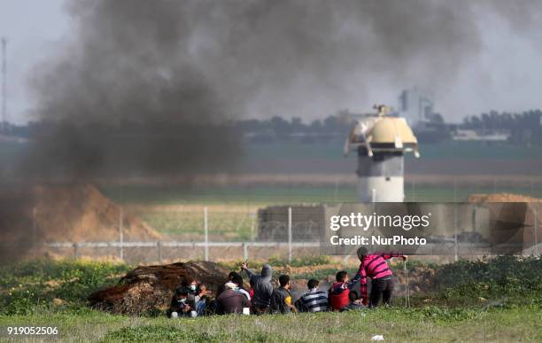 Palestinian protesters clash with Israeli security forces as demonstrations continue over US President Donald Trump's declaration of Jerusalem as...