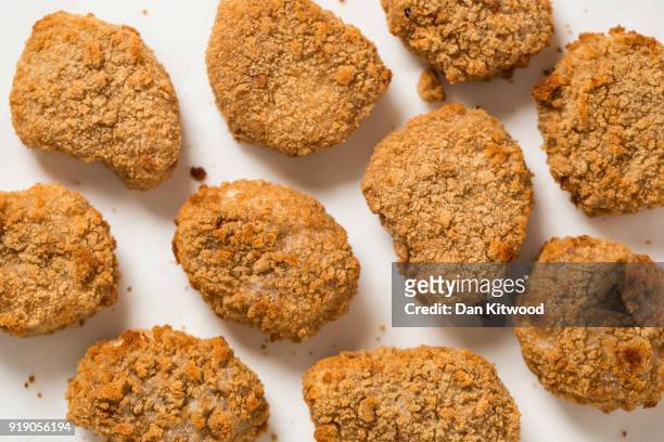 Photo illustration of Chicken Nuggets on February 16, 2018 in London, England. A recent study by a team at the Sorbonne in Paris has suggested that...