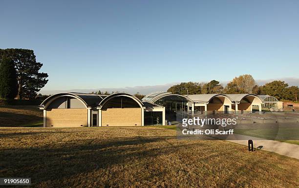 General view of Kew's Millennium Seed Bank, which now holds 10% of the world's wild plant species, at Wakehurst Place on October 15, 2009 near...